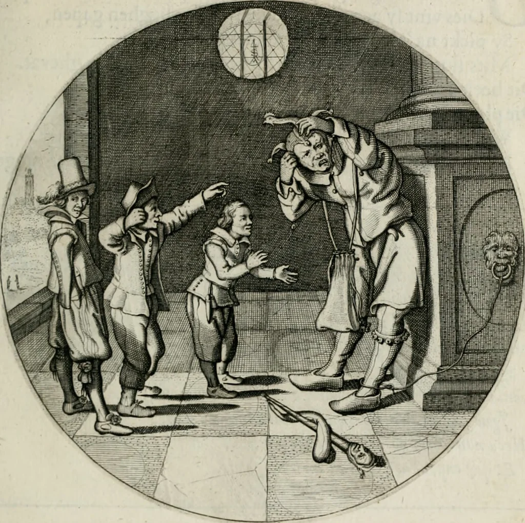 An illustration from Iacobi Catzii ... Silenus Alcibiades, sive Proteus:, 1618, leaf 88
