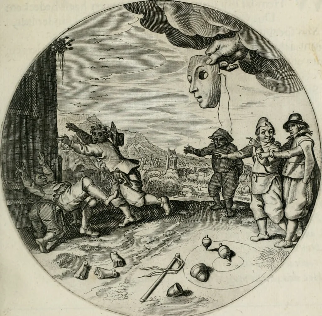 An illustration from Iacobi Catzii ... Silenus Alcibiades, sive Proteus:, 1618, leaf 94