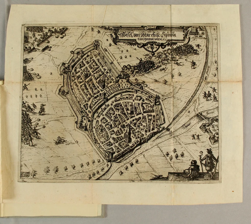 An illustration from Iacobi Franci Relationis historicae Continuatio, oder Warhafftige Beschreibunge aller fürnemen unnd gedenckwürdigen Historien, : so sich hin vnnd wider in hoch vnnd nider Teutschland, auch in Franckreich, Schott- vnnd Engelland, Hispanien, Hungarn, Polen, Siebenbürgen, Wallachey, Moldaw, Türckey &c. etwas zuvor vnd hierzwischen nechstverschiener Franckfurter Fastenmessz biss auff diese Herbstmessz dieses 1614. Jahrs, verlauffen vnd zugetragen., 1614, leaf 109