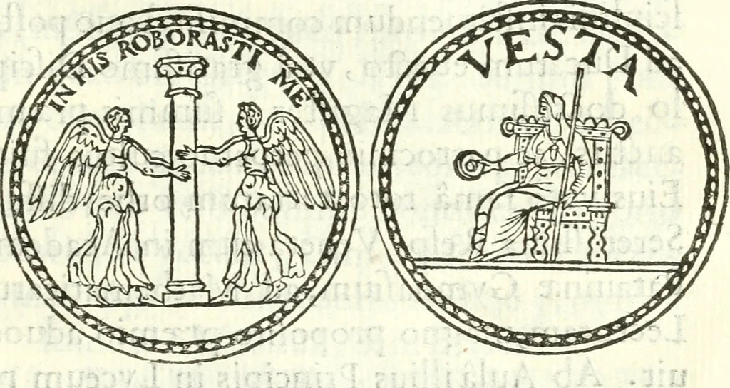 An illustration from Iacobi Philippi Tomasini patavini Illustrium virorum elogia, iconibus exornata, 1630, leaf 126