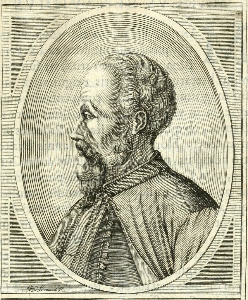 An illustration from Iacobi Philippi Tomasini patavini Illustrium virorum elogia, iconibus exornata, 1630, leaf 136