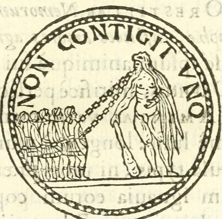 An illustration from Iacobi Philippi Tomasini patavini Illustrium virorum elogia, iconibus exornata, 1630, leaf 326