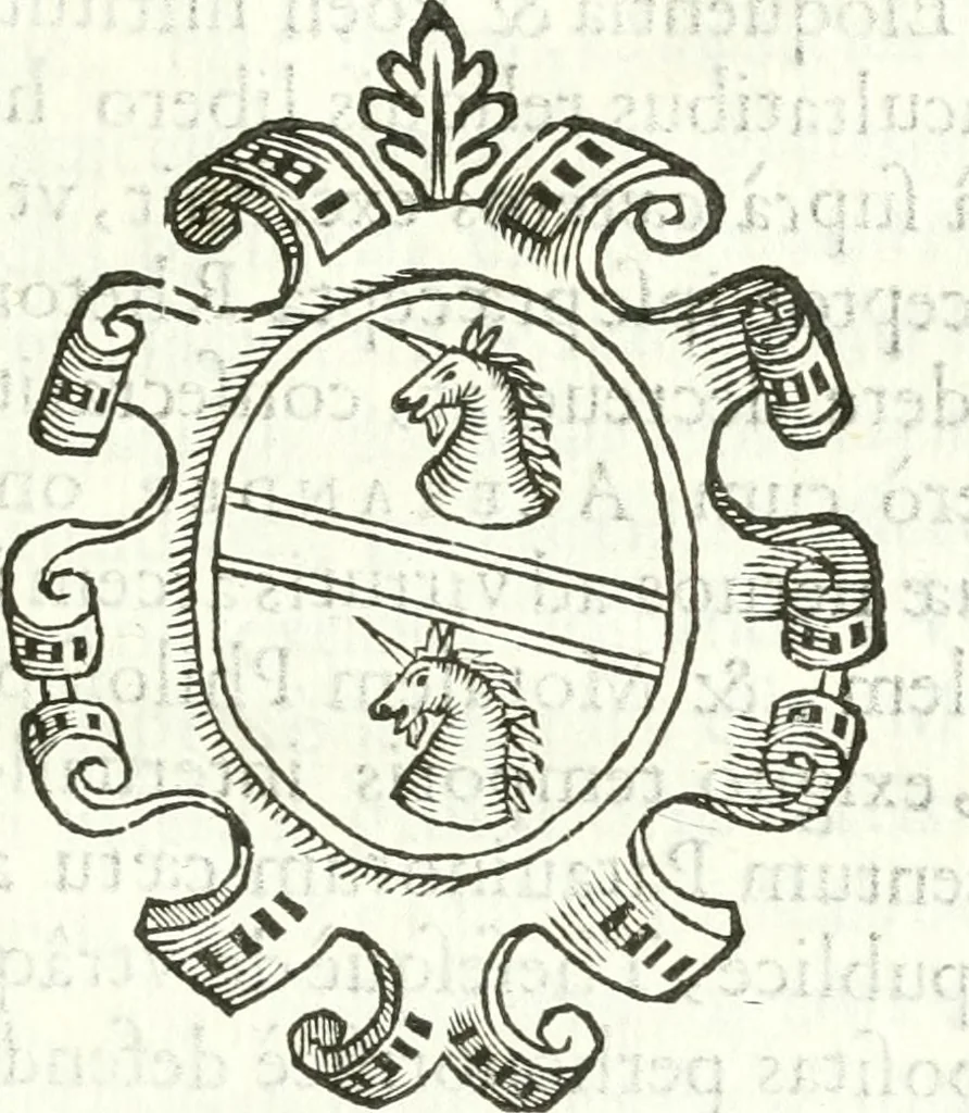 An illustration from Iacobi Philippi Tomasini patavini Illustrium virorum elogia, iconibus exornata, 1630, leaf 348