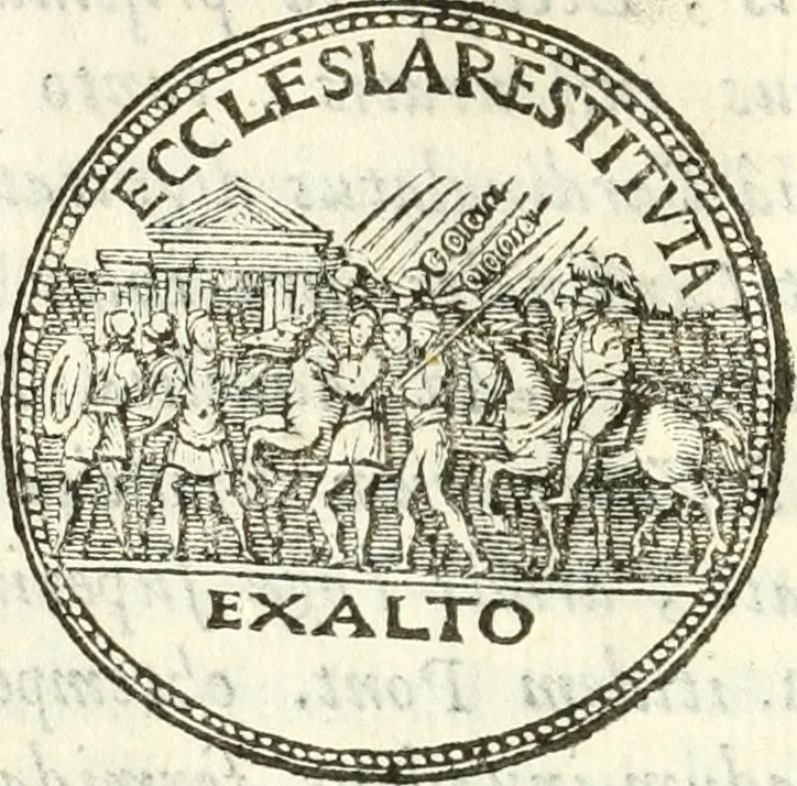 An illustration from Iacobi Philippi Tomasini patavini Illustrium virorum elogia, iconibus exornata, 1630, leaf 37