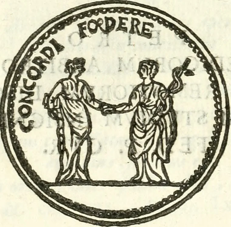 An illustration from Iacobi Philippi Tomasini patavini Illustrium virorum elogia, iconibus exornata, 1630, leaf 43