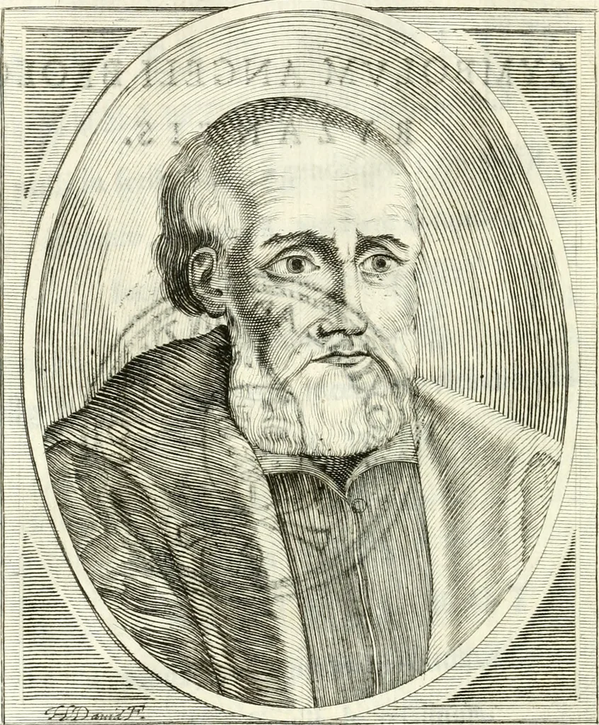 An illustration from Iacobi Philippi Tomasini patavini Illustrium virorum elogia, iconibus exornata, 1630, leaf 55