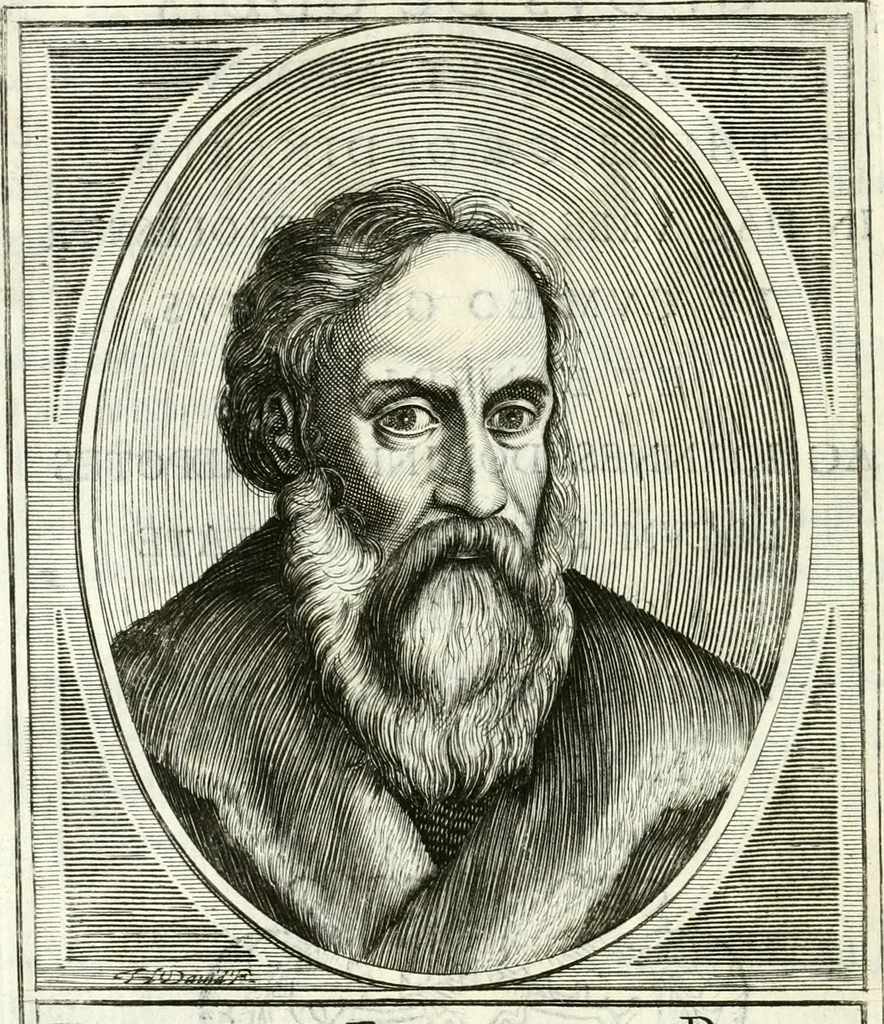 An illustration from Iacobi Philippi Tomasini patavini Illustrium virorum elogia, iconibus exornata, 1630, leaf 69