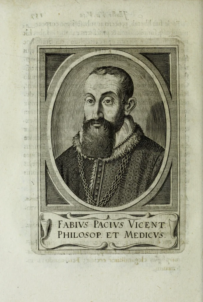 An illustration from Iacobi Philippi Tomasini patauini episcopi aemoniensis Elogia virorum literis & sapientia illustrium ad viuum expressis imaginibus exornata, 1644, leaf 172