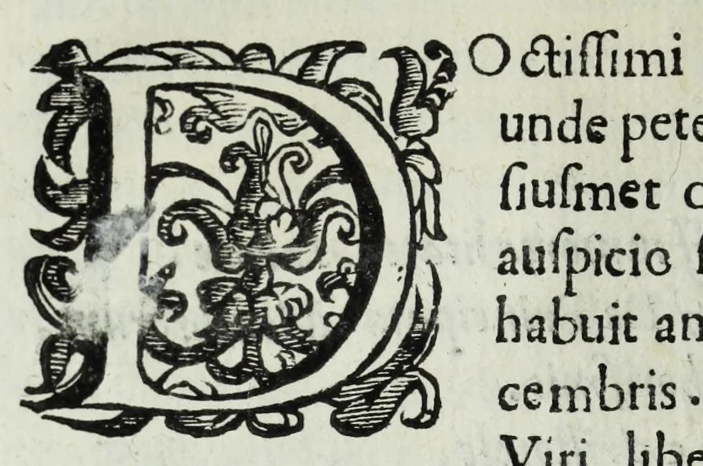 An illustration from Iacobi Philippi Tomasini patauini episcopi aemoniensis Elogia virorum literis & sapientia illustrium ad viuum expressis imaginibus exornata, 1644, leaf 208