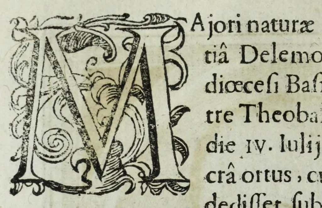 An illustration from Iacobi Philippi Tomasini patauini episcopi aemoniensis Elogia virorum literis & sapientia illustrium ad viuum expressis imaginibus exornata, 1644, leaf 238