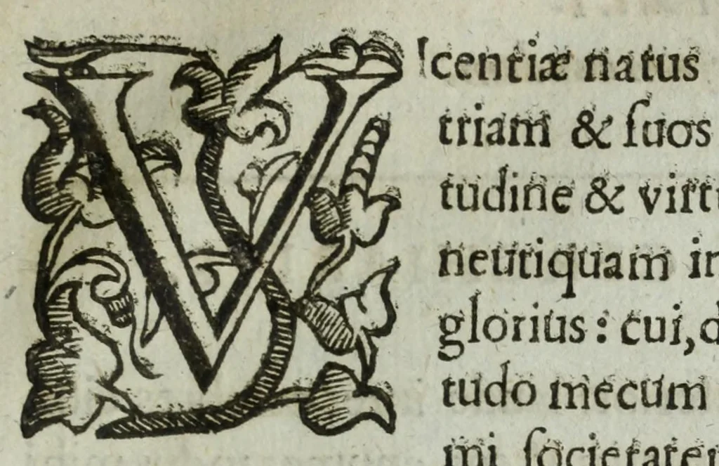 An illustration from Iacobi Philippi Tomasini patauini episcopi aemoniensis Elogia virorum literis & sapientia illustrium ad viuum expressis imaginibus exornata, 1644, leaf 269