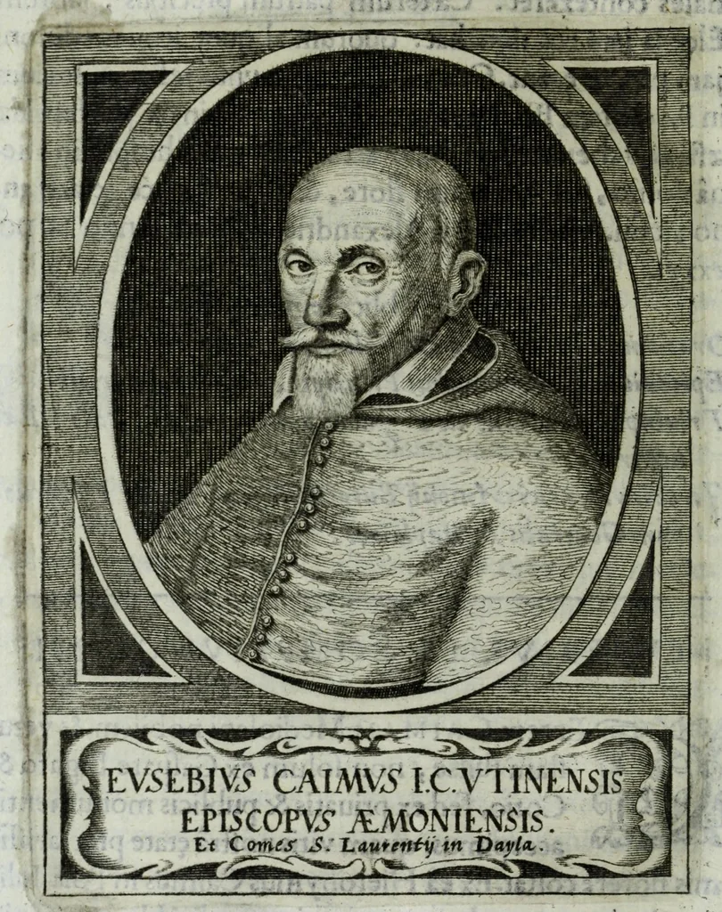An illustration from Iacobi Philippi Tomasini patauini episcopi aemoniensis Elogia virorum literis & sapientia illustrium ad viuum expressis imaginibus exornata, 1644, leaf 272