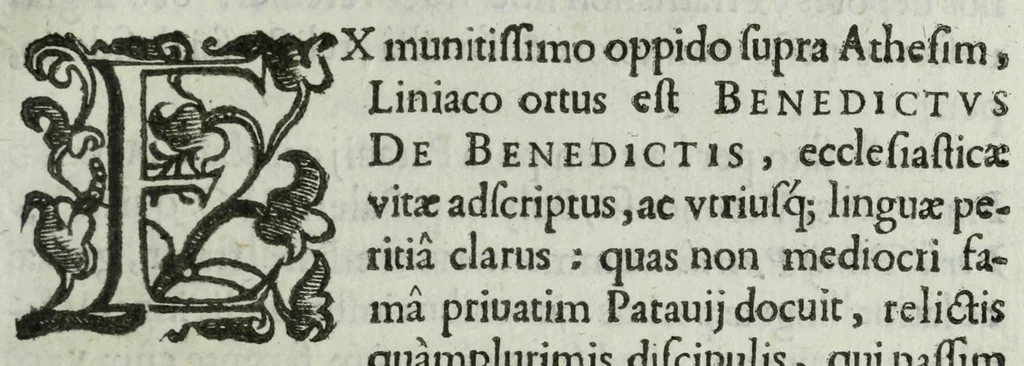 An illustration from Iacobi Philippi Tomasini patauini episcopi aemoniensis Elogia virorum literis & sapientia illustrium ad viuum expressis imaginibus exornata, 1644, leaf 281