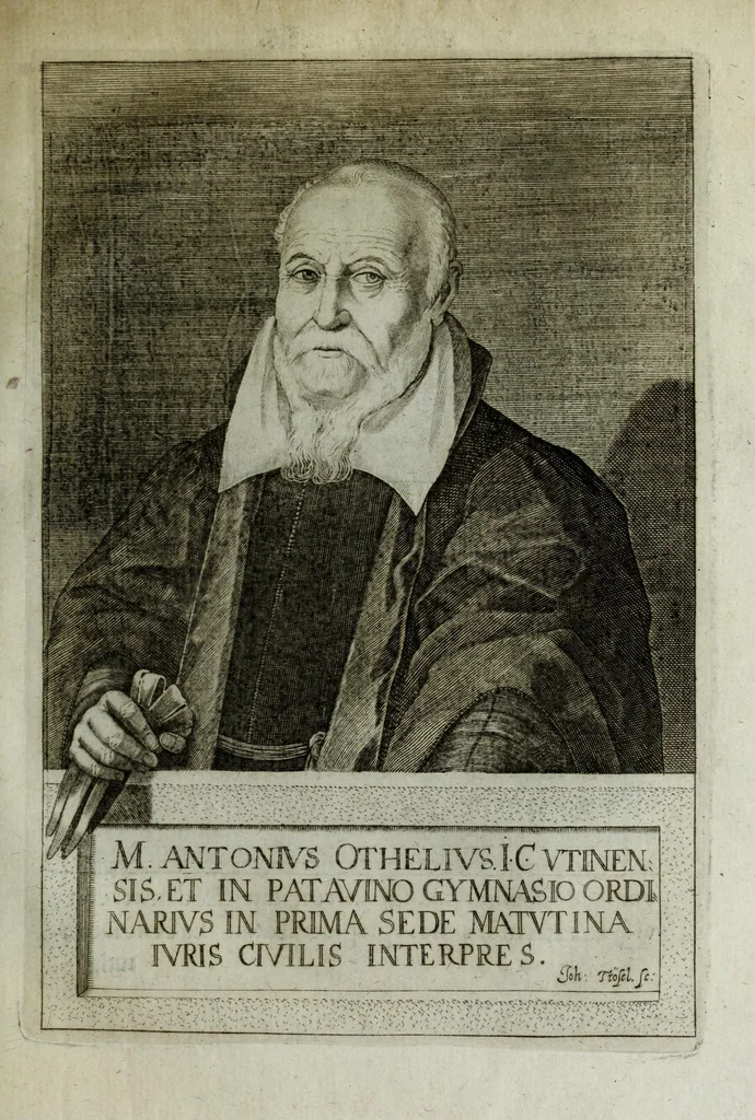 An illustration from Iacobi Philippi Tomasini patauini episcopi aemoniensis Elogia virorum literis & sapientia illustrium ad viuum expressis imaginibus exornata, 1644, leaf 329