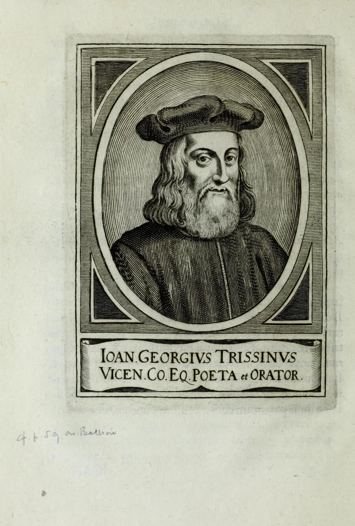 An illustration from Iacobi Philippi Tomasini patauini episcopi aemoniensis Elogia virorum literis & sapientia illustrium ad viuum expressis imaginibus exornata, 1644, leaf 60