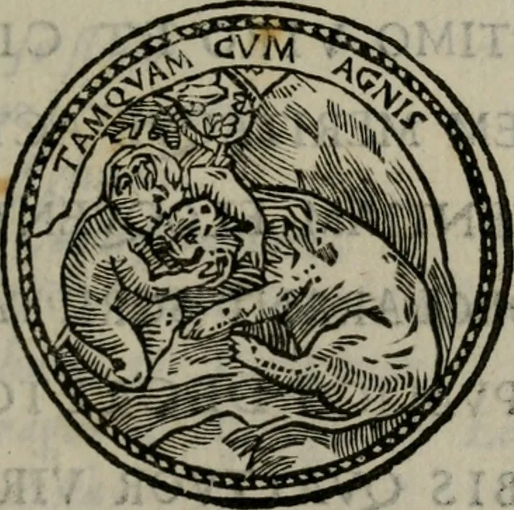 An illustration from Iacobi Philippi Tomasini Patavini Illvstrivm virorvm elogia iconibvs exornata .., 1630, leaf 112