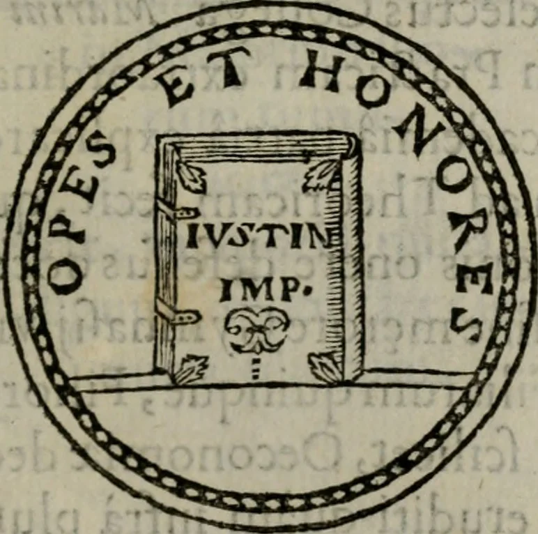 An illustration from Iacobi Philippi Tomasini Patavini Illvstrivm virorvm elogia iconibvs exornata .., 1630, leaf 214