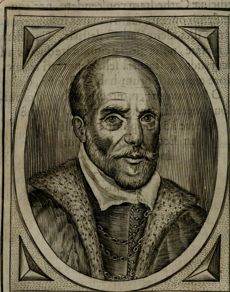 An illustration from Iacobi Philippi Tomasini Patavini Illvstrivm virorvm elogia iconibvs exornata .., 1630, leaf 217