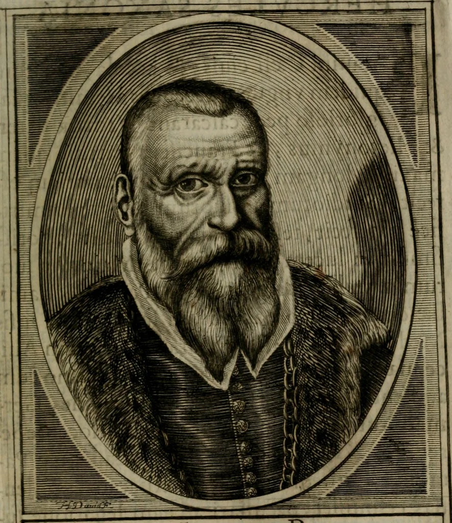 An illustration from Iacobi Philippi Tomasini Patavini Illvstrivm virorvm elogia iconibvs exornata .., 1630, leaf 250
