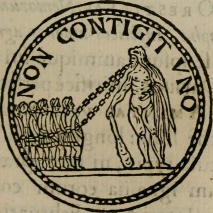 An illustration from Iacobi Philippi Tomasini Patavini Illvstrivm virorvm elogia iconibvs exornata .., 1630, leaf 326