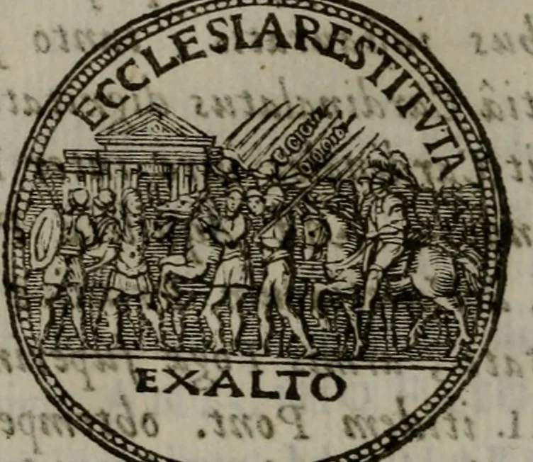An illustration from Iacobi Philippi Tomasini Patavini Illvstrivm virorvm elogia iconibvs exornata .., 1630, leaf 39