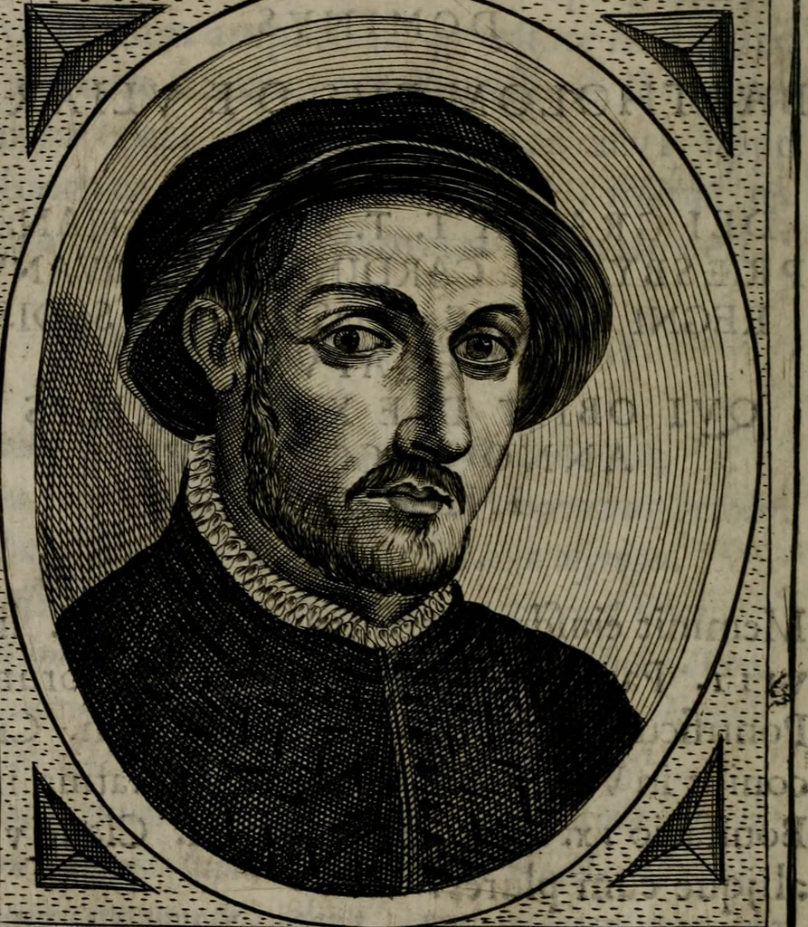 An illustration from Iacobi Philippi Tomasini Patavini Illvstrivm virorvm elogia iconibvs exornata .., 1630, leaf 51