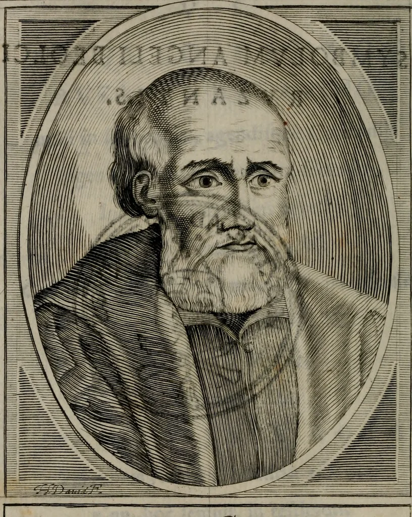 An illustration from Iacobi Philippi Tomasini Patavini Illvstrivm virorvm elogia iconibvs exornata .., 1630, leaf 57