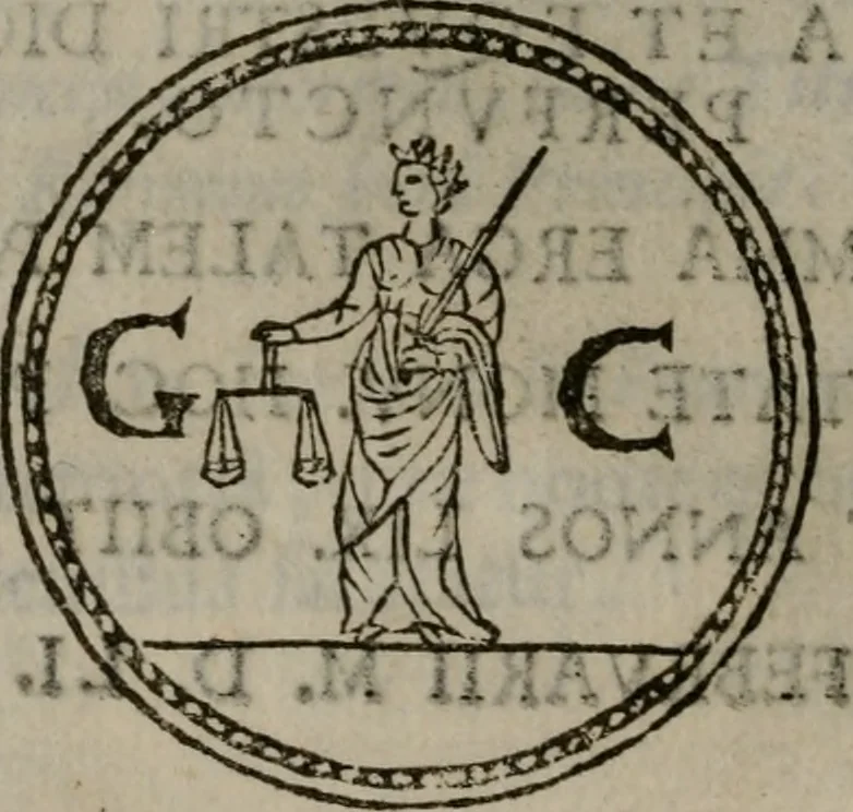 An illustration from Iacobi Philippi Tomasini Patavini Illvstrivm virorvm elogia iconibvs exornata .., 1630, leaf 61