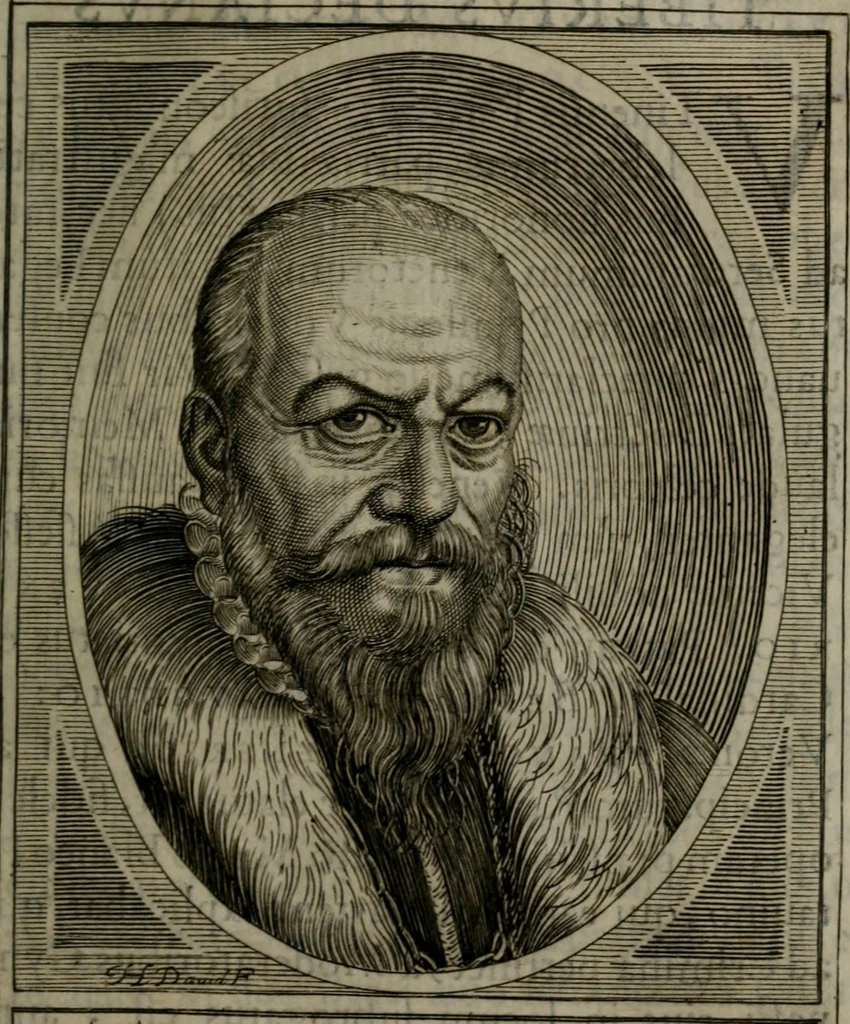 An illustration from Iacobi Philippi Tomasini Patavini Illvstrivm virorvm elogia iconibvs exornata .., 1630, leaf 94
