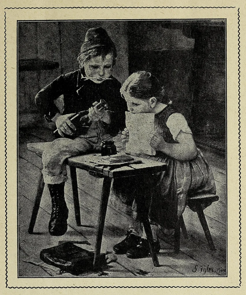 An illustration from Iakentasetatha kahnawakeha = Almanach Iroquois, 1899, leaf 17
