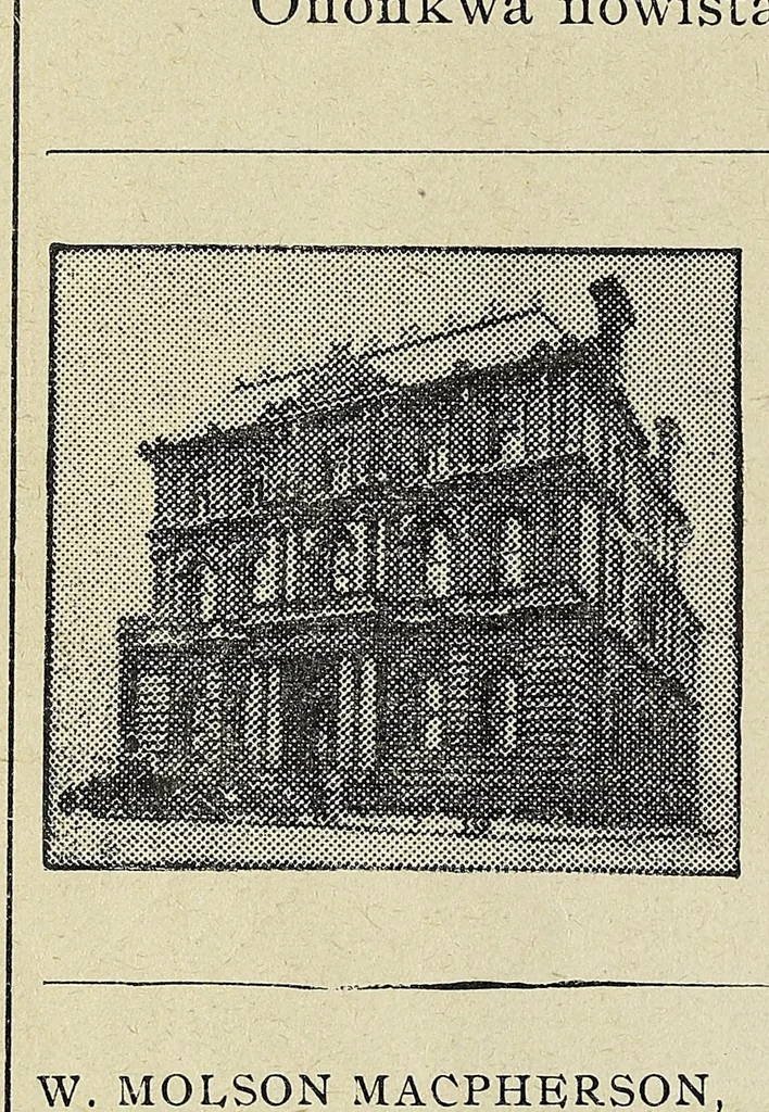 An illustration from Iakentasetatha kahnawakeha = Almanach Iroquois, 1899, leaf 34