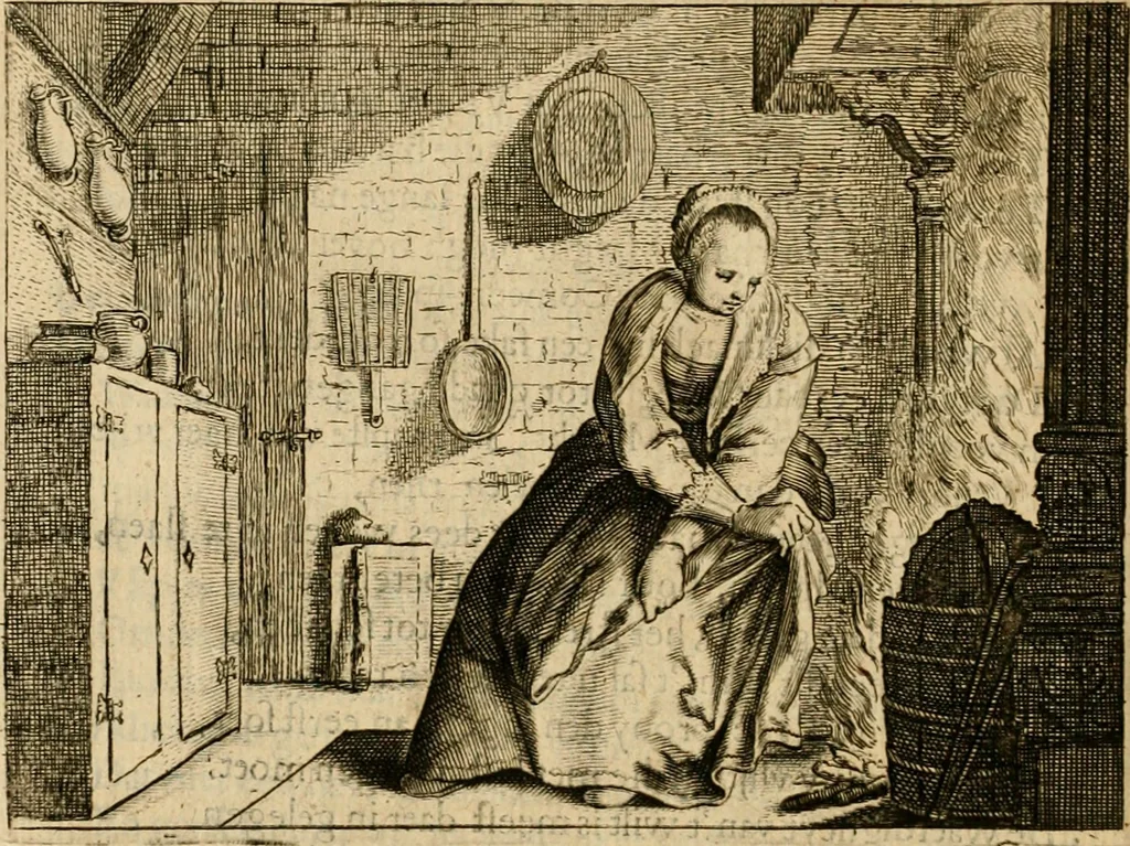 An illustration from Ian Harmensz Kruls Minne-spiegel ter deughden, 1639, leaf 137