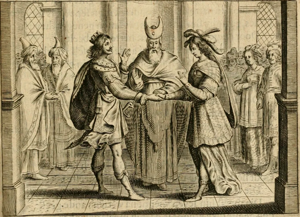 An illustration from Ian Harmensz Kruls Minne-spiegel ter deughden, 1639, leaf 292