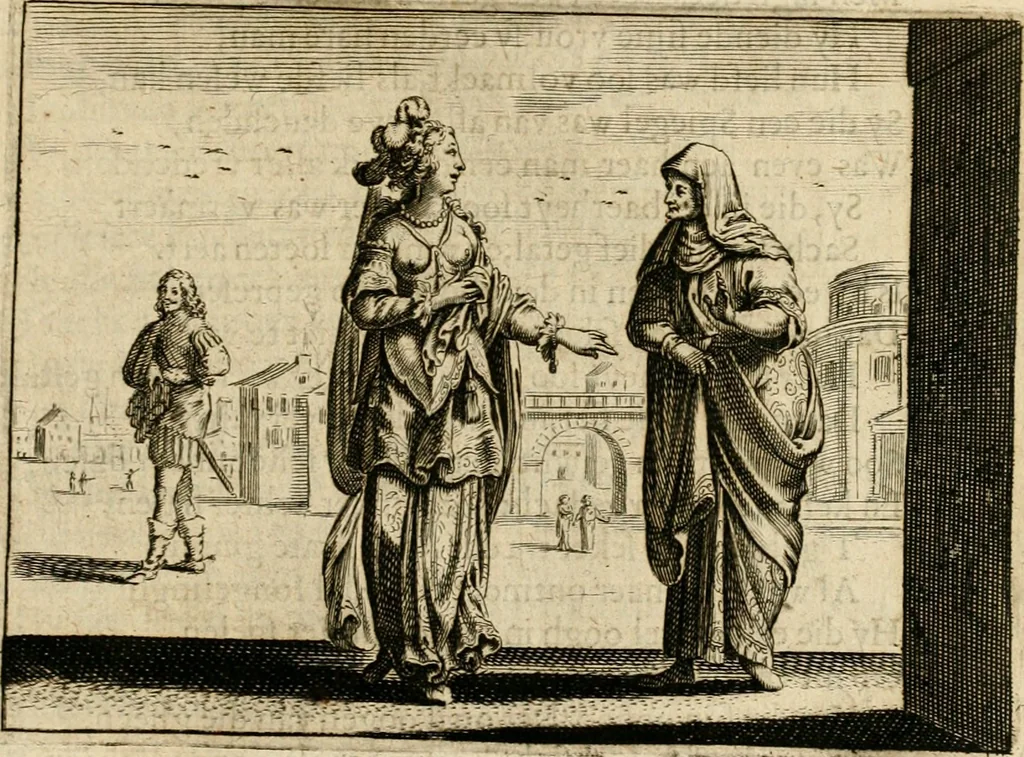 An illustration from Ian Harmensz Kruls Minne-spiegel ter deughden, 1639, leaf 486