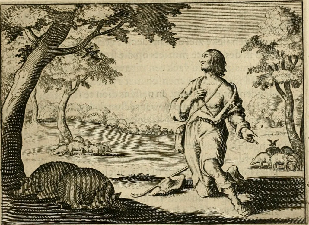 An illustration from Ian Harmensz Kruls Minne-spiegel ter deughden, 1639, leaf 502