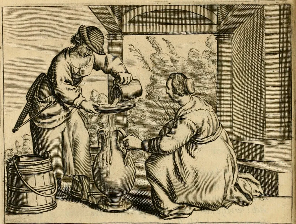 An illustration from Ian Harmensz Kruls Minne-spiegel ter deughden, 1639, leaf 91