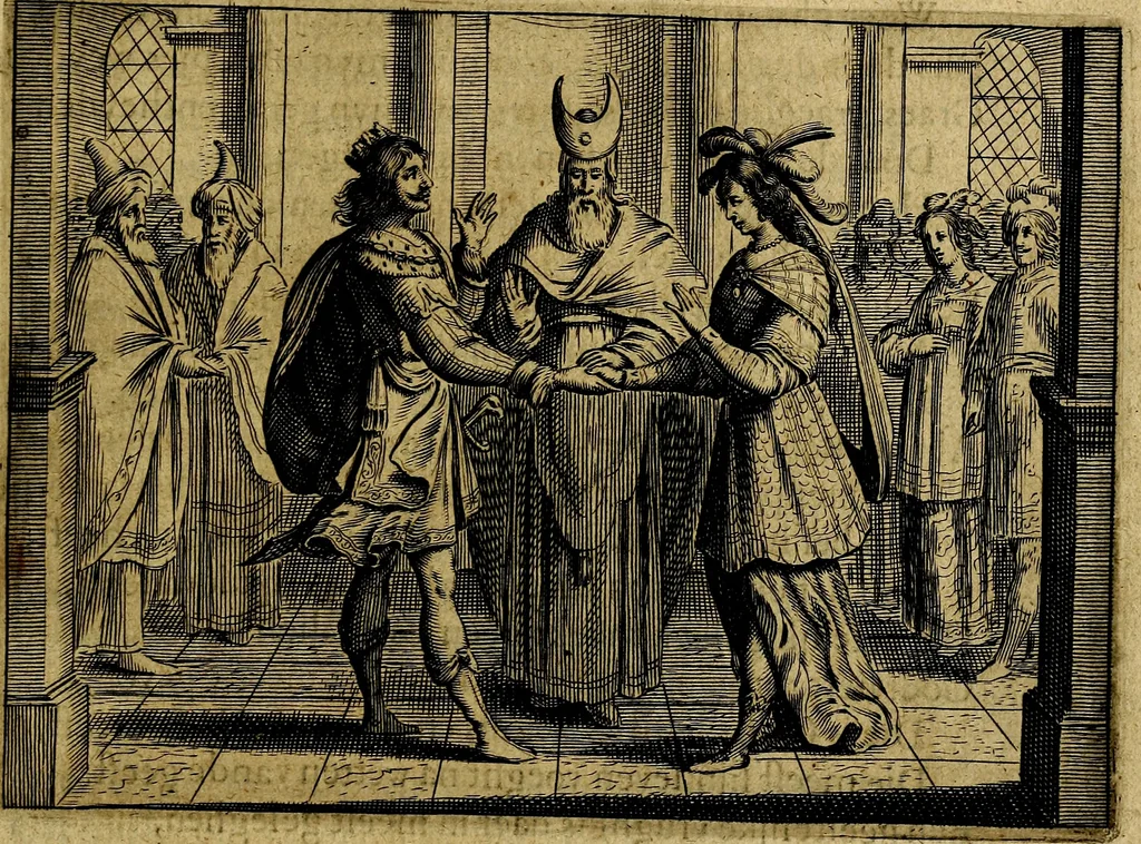 An illustration from Ian Harmensz Kruls. Minne-spiegel ter deughden, 1639, leaf 294