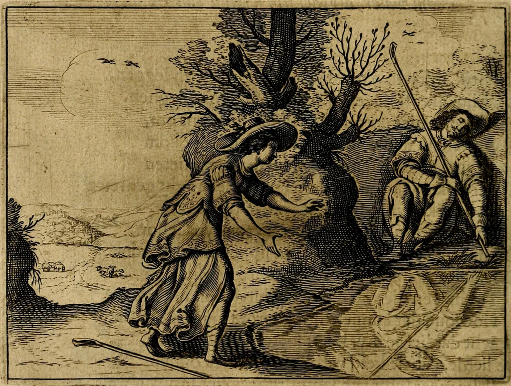 An illustration from Ian Harmensz Kruls. Minne-spiegel ter deughden, 1639, leaf 381