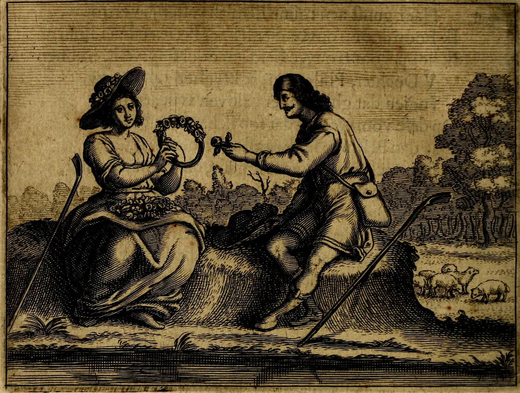 An illustration from Ian Harmensz Kruls. Minne-spiegel ter deughden, 1639, leaf 417
