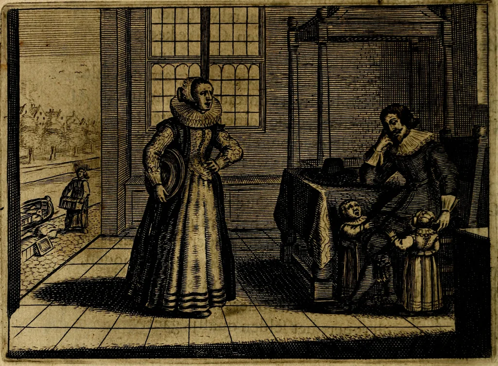 An illustration from Ian Harmensz Kruls. Minne-spiegel ter deughden, 1639, leaf 467