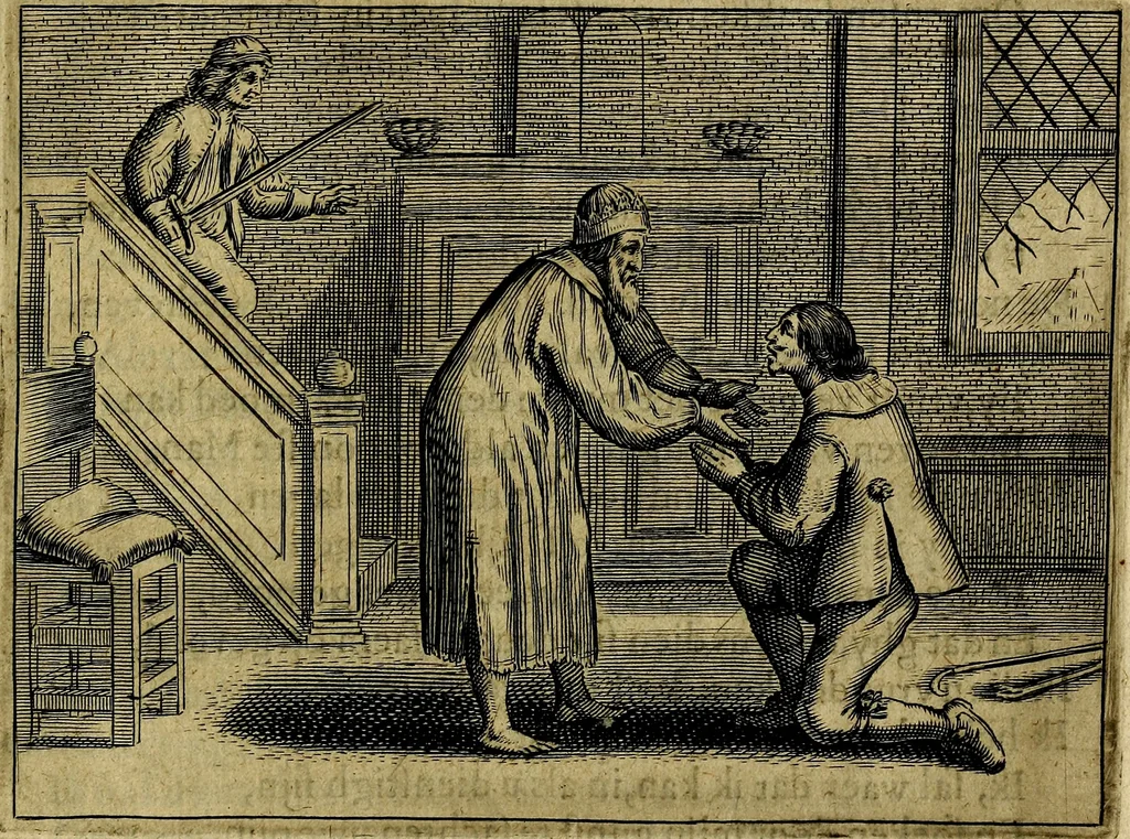 An illustration from Ian Harmensz Kruls. Minne-spiegel ter deughden, 1639, leaf 528