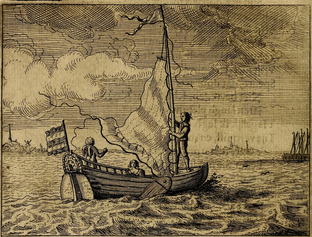 An illustration from Ian Harmensz Kruls. Minne-spiegel ter deughden, 1639, leaf 77