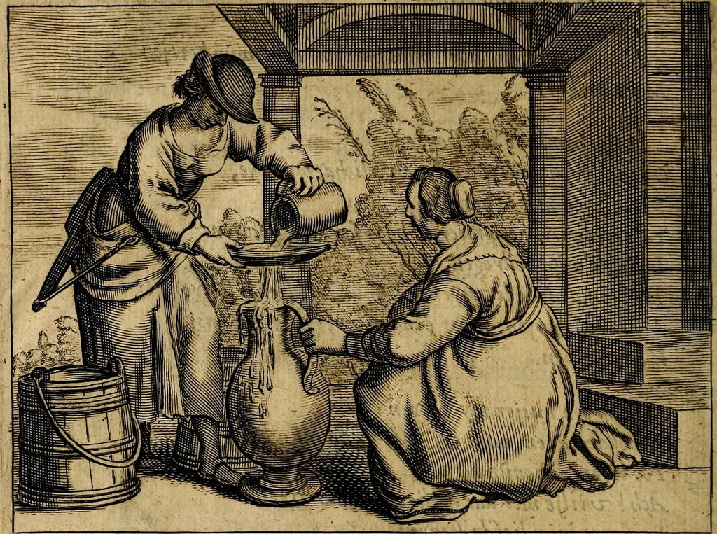An illustration from Ian Harmensz Kruls. Minne-spiegel ter deughden, 1639, leaf 93