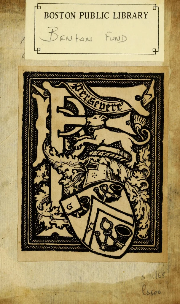 An illustration from Iani Gruteri Pericula, id est, Elegiarum libri IV manium gulielmanorum lib. I : epigrammatum libellus : harmosynes sive ocellorum liber primus, 1587, leaf 233