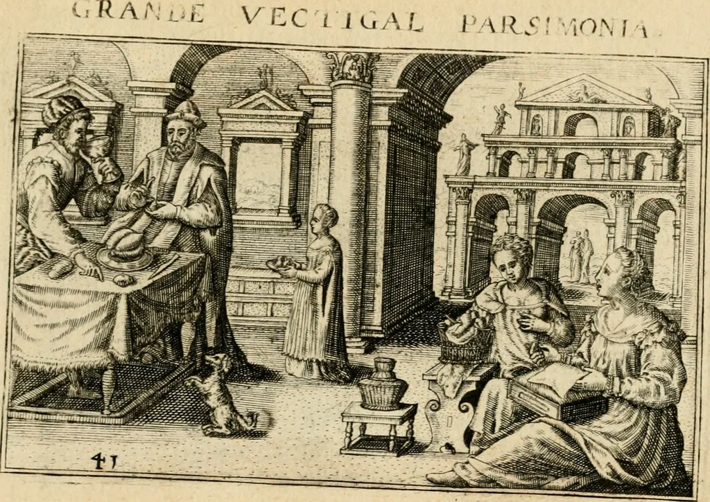 An illustration from Iani Iacobi Boissardi vesvntini Emblematum liber, 1593, leaf 102