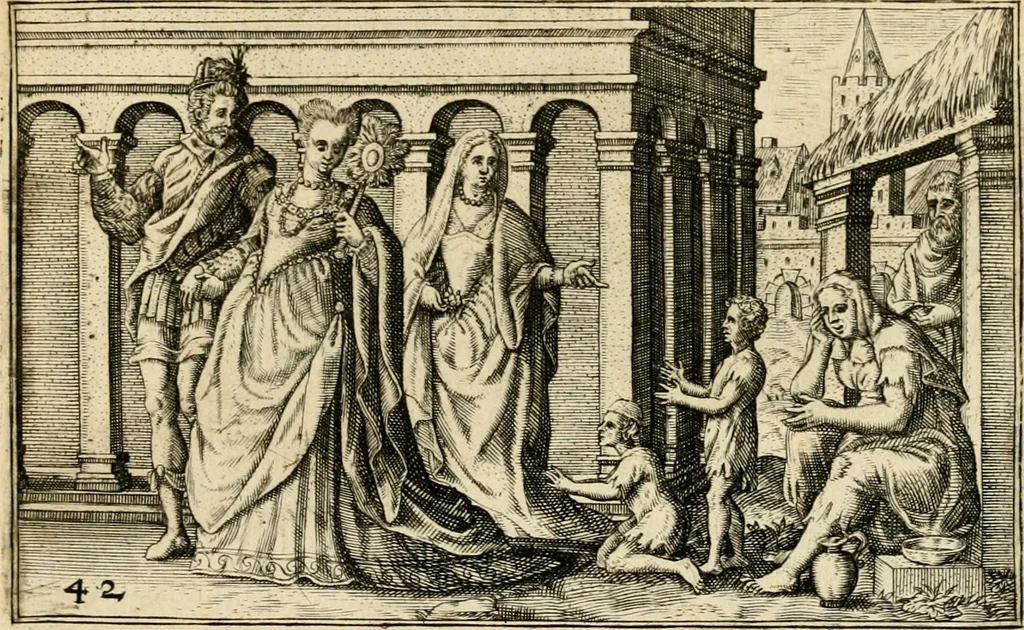 An illustration from Iani Iacobi Boissardi vesvntini Emblematum liber, 1593, leaf 104