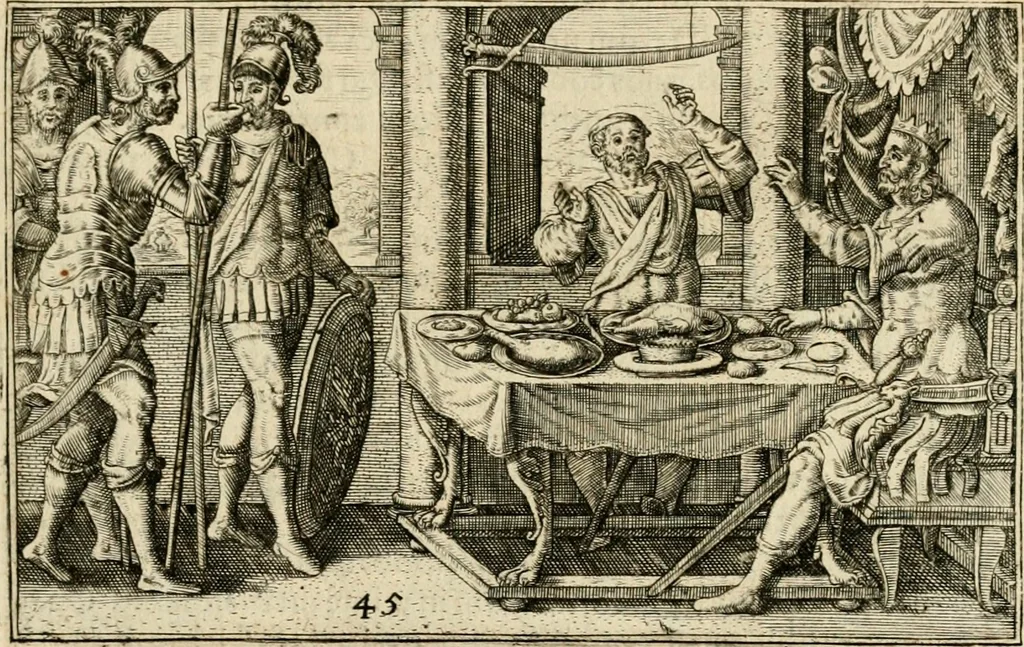 An illustration from Iani Iacobi Boissardi vesvntini Emblematum liber, 1593, leaf 110