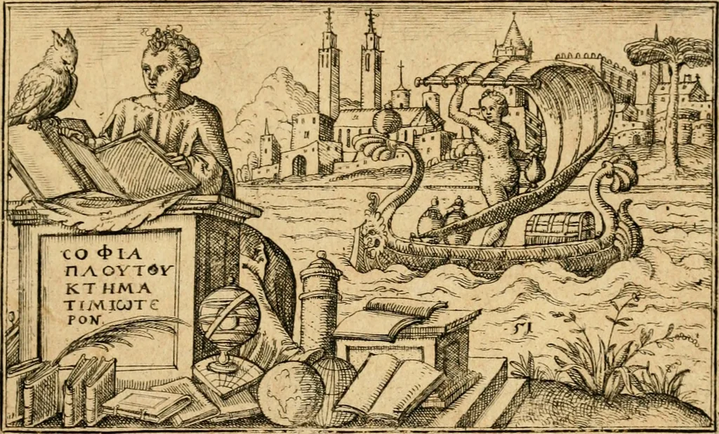 An illustration from Iani Iacobi Boissardi vesvntini Emblematum liber, 1593, leaf 122