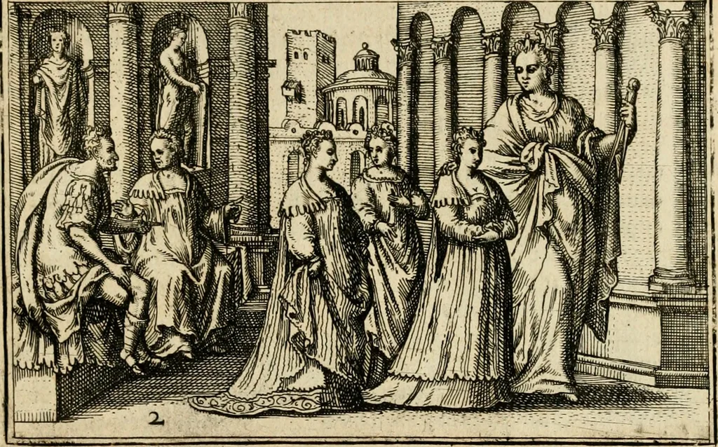An illustration from Iani Iacobi Boissardi vesvntini Emblematum liber, 1593, leaf 24