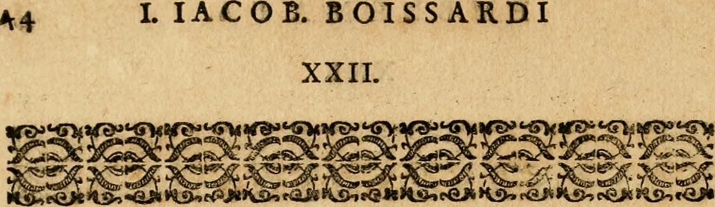 An illustration from Iani Iacobi Boissardi vesvntini Emblematum liber, 1593, leaf 63